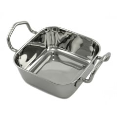 Форма квадратная с ручками с нержавеющей стали One Chef 11,5×11,5 см Біла Церква