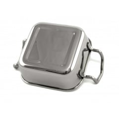 Форма квадратная с ручками с нержавеющей стали One Chef 11,5×11,5 см Біла Церква