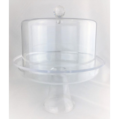Подставка One Chef с крышкой для торта акриловая 35,5×30,5 см Кропива