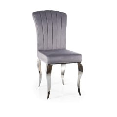 Стілець PRINCE VELVET хром/сірий TAP.195 Киев