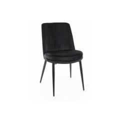 Стілець KAYLA VELVET чорний каркас/чорний BL.19 Оріхів