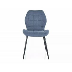 Стілець JAKE NEA чорний каркас/денім 86 Ромны