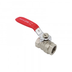 Кран шаровой V&amp;G Optima 1/2" ВВ красная ручка Золотоноша