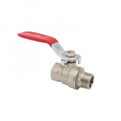 Кран шаровой V&amp;G Optima 1/2" ВН красная ручка Рівне
