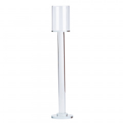 Подсвечник стеклянный TS Kitchen Cylinder на высокой ножке 42 см (HP36558L) Херсон