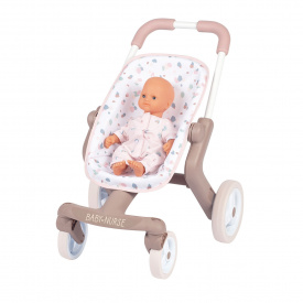 Коляска Pink powder Baby Nurse з поворотними колесами Smoby OL185818