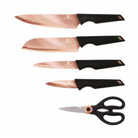 Набор ножей из 5 предметов Berlinger Haus Black Rose Collection (BH-2652)