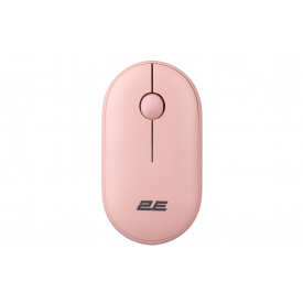 Бездротова миша для ноутбука 2E MF300 Silent WL/BT Рожевий