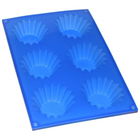 Силиконовая форма Hauser для выпечки Корзина классическая диаметр 9см планшет 6 ячеек DP37212