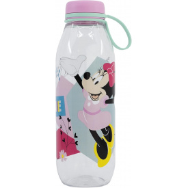 Пляшка для води із силіконовою ручкою Stor Minnie Mouse 650 мл (74483)
