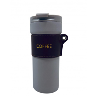 Термочашка с крышкой Stenson 6784 450 мл Серый