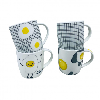 Набор чашек Milika M0520-SDM020-1380 4 шт 350 мл Funny Eggs