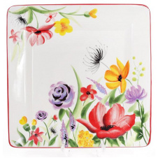 Блюдо Bona сервировочное Ceramic Акварель 27х27см DP40935
