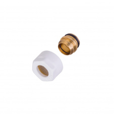Переходник латунный Schlosser GW 3/4"x15 В белый (602500001.06)