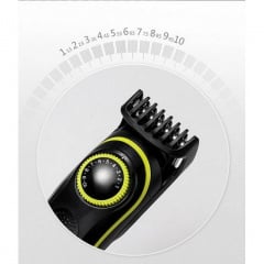 Машинка для стрижки волосся бездротова Kemei KM-696 Black Кам'янка-Дніпровська