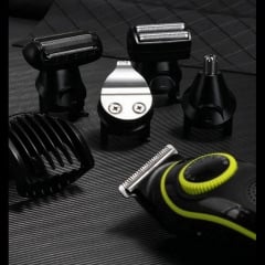 Машинка для стрижки волосся бездротова Kemei KM-696 Black Кам'янка-Дніпровська