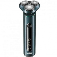 Аккумуляторная бритва VGR V-310 8825 для влажного и сухого бритья Black Житомир