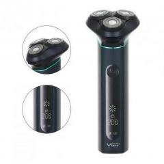 Аккумуляторная бритва VGR V-310 8825 для влажного и сухого бритья Black Житомир