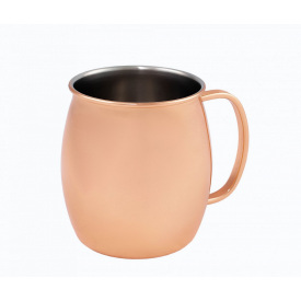 Кружка московский мул ровная с медным покрытием One Chef 560 мл