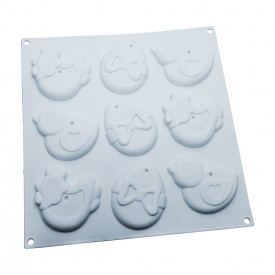 Форма силіконова Великодня 30х30 см SNS Silicone JSC2548