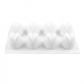 Силіконова форма для десертів Тюльпан 29.9х17,4 см SNS Silicone JSC3088