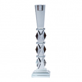 Подсвечник стеклянный TS Kitchen Night Crystal 27.5 см (HP36556L)