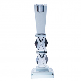 Подсвечник стеклянный TS Kitchen Night Crystal 25 см (HP36556M)