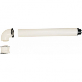 Коаксиальный комплект Immergas 80/125 мм 90° горизонтальный (1 м) (3.015242)