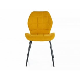 Стілець JAKE NEA чорний каркас/карі 66