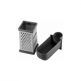 Тертка чотиристороння 25 см Krauff сірий 26-184-067