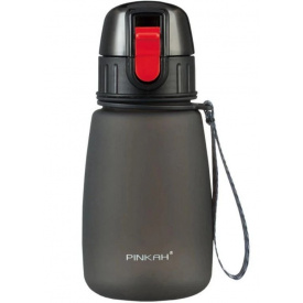 Пляшка багаторазова Pinkah Tritan Sports PJ-748T 460 мл чорна з червоним