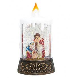 Ночник в виде свечи Xmas WDL 23005C 3577 Иисус