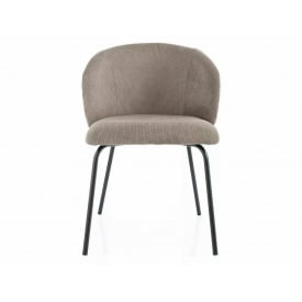 Стілець KEVIN VARDO чорний каркас/т.беж 35