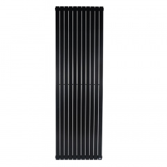 Дизайнерский радиатор Betatherm Blende 2000×614 вертикальный, черный матовый Новая Каховка