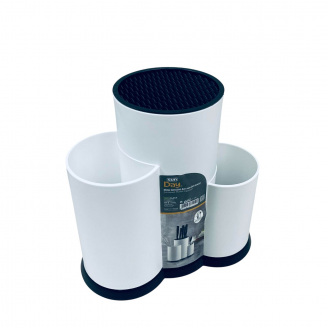 Подставка-органайзер для столовых приборов SUN Plast 1114 Белый