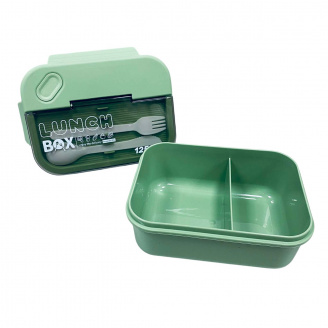 Ланч-бокс зі столовими приборами A-PLUS 2221 PB Зелений