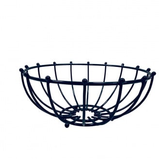 Кошик для фруктів DECOR ART Модерна 25х25х11 см Чорний 1042