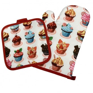 Рукавиця-прихватка Stenson R88043-2 2в1 26x16 см