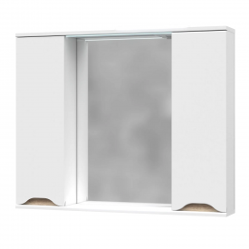 Зеркальный шкаф в ванную Van Mebles Амелия 800х750 с подсветкой