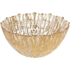 Пиалы стеклянные Golden Placer набор 6 шт 600 мл BonaDi Золотистый DP231665