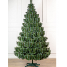 Искусственная сосна заснеженная зеленая 2,2 м