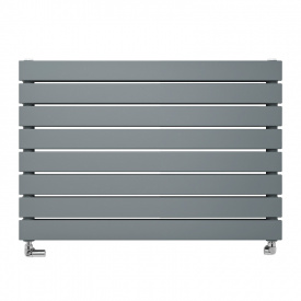 Дизайнерский радиатор IDEALE VITTORIA 544×800 горизонтальный, антрацит матовый