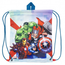 Сумка для обіду із застібкою на шнурку Stor Avengers 25х30 см (57754)