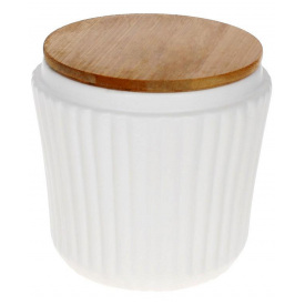 Банка с бамбуковой крышкой 450мл Liness White Bona DP118079