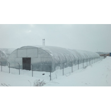 Фото - Теплиця під ключ з надувом плівки "Округла 10х30" розміром 10х30х4.3 Теплиця під ключ з надувом плівки "Округла 10х30" розміром 10х30х4.3
