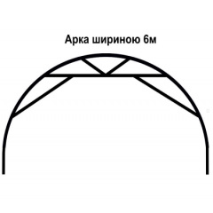 Каркас теплицы "Западная-6х8" 6х8х3м труба 40х20 Киев