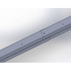 Металический сборный навес (козырек) над дверью Dash'Ok 4,05x1 м Style, медь антик, сот 6 мм, бронза Тячев