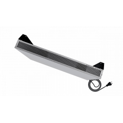 обігрівач керамічний конвекційний Model S 77 з терморегулятором Smart Install 15 кв.м Вишневе