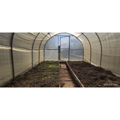 Теплица "Косица" 4 х 12 м, (труба оцинкованая 20х20 мм.), полный комплект "Стандарт", пленка UV-6, 150 мкм. Киев