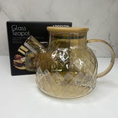 Заварочный чайник боросиликатное стекло, бамбук 1000 мл Ardesto Golden Moon AR3010GBH Стрый